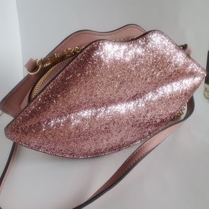 Aldo Sparkle Lip Purse